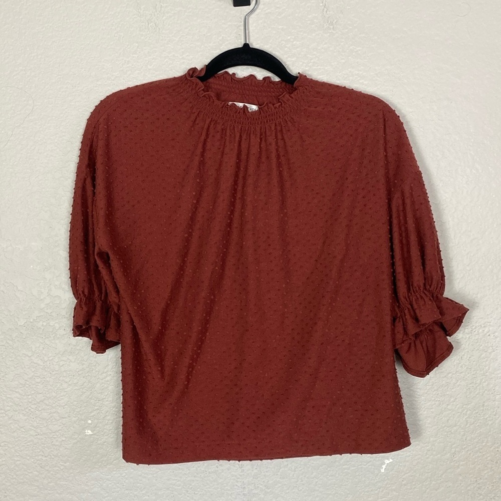 Texture And Thread Madewell Orange Texture Top View 2
